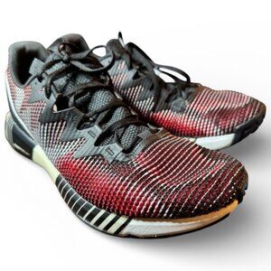 Reebok Fusion Flexweave Athletic Shoes | Black Gray Red | Men’s 10.5